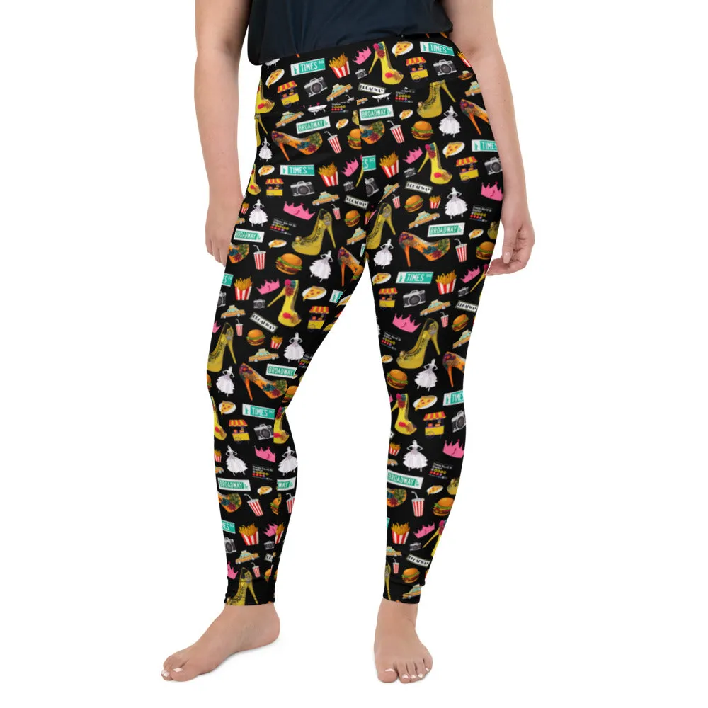 Plus Size Leggings 'Pop Princess'