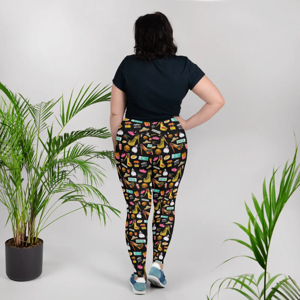 Plus Size Leggings 'Pop Princess'