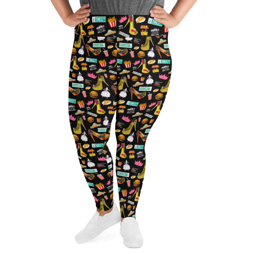 Plus Size Leggings 'Pop Princess'