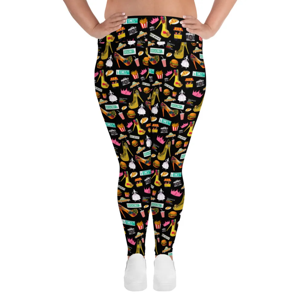 Plus Size Leggings 'Pop Princess'