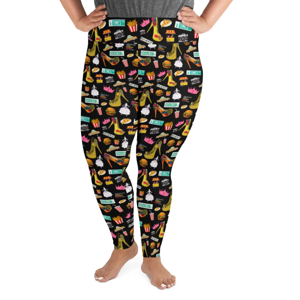 Plus Size Leggings 'Pop Princess'