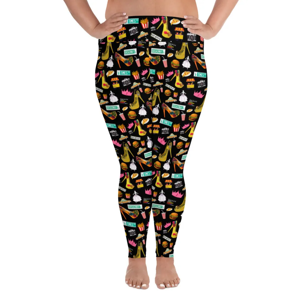 Plus Size Leggings 'Pop Princess'