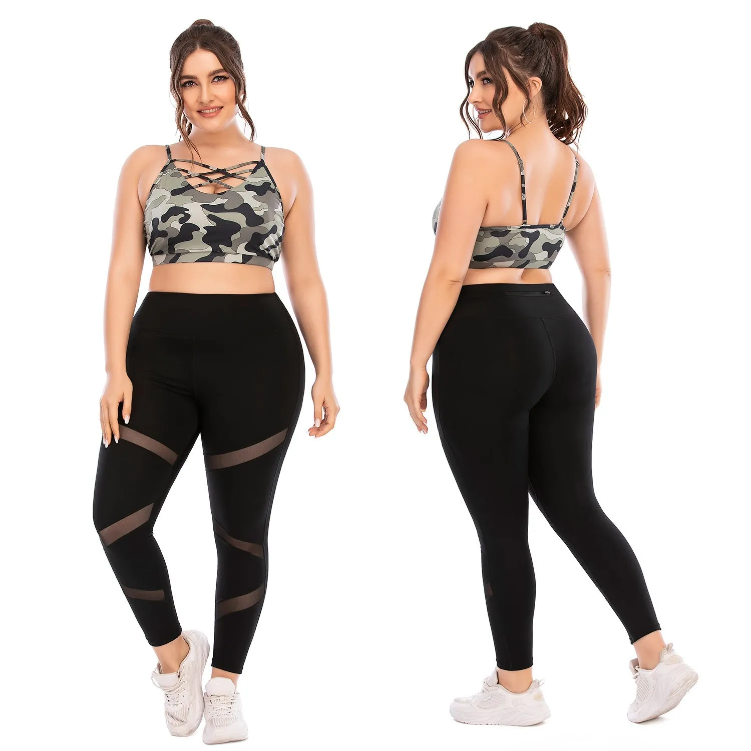 Plus Size Women's Fitness and Yoga Sets – Stylish and Comfortable Activewear