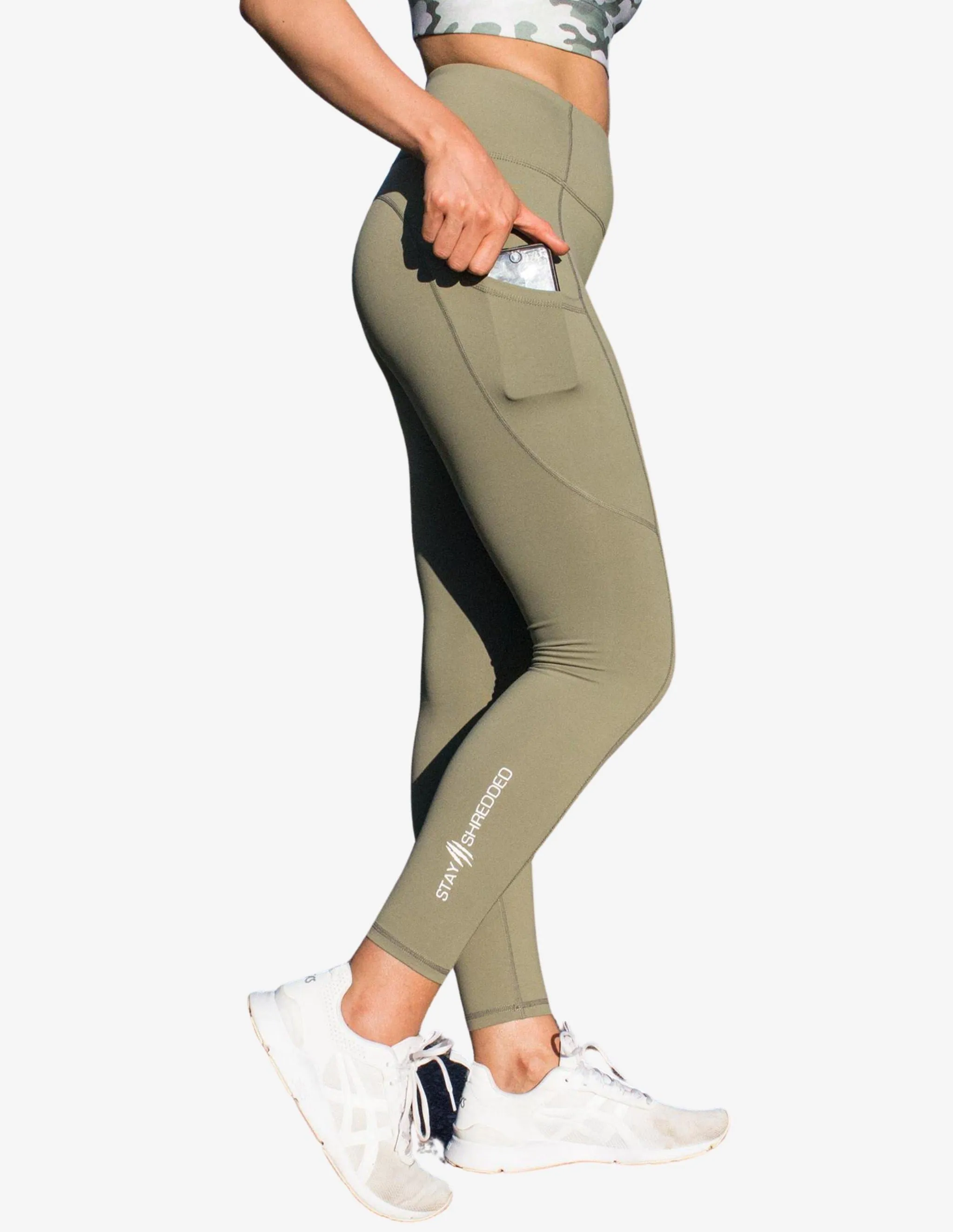 Pocket Legging - Khaki
