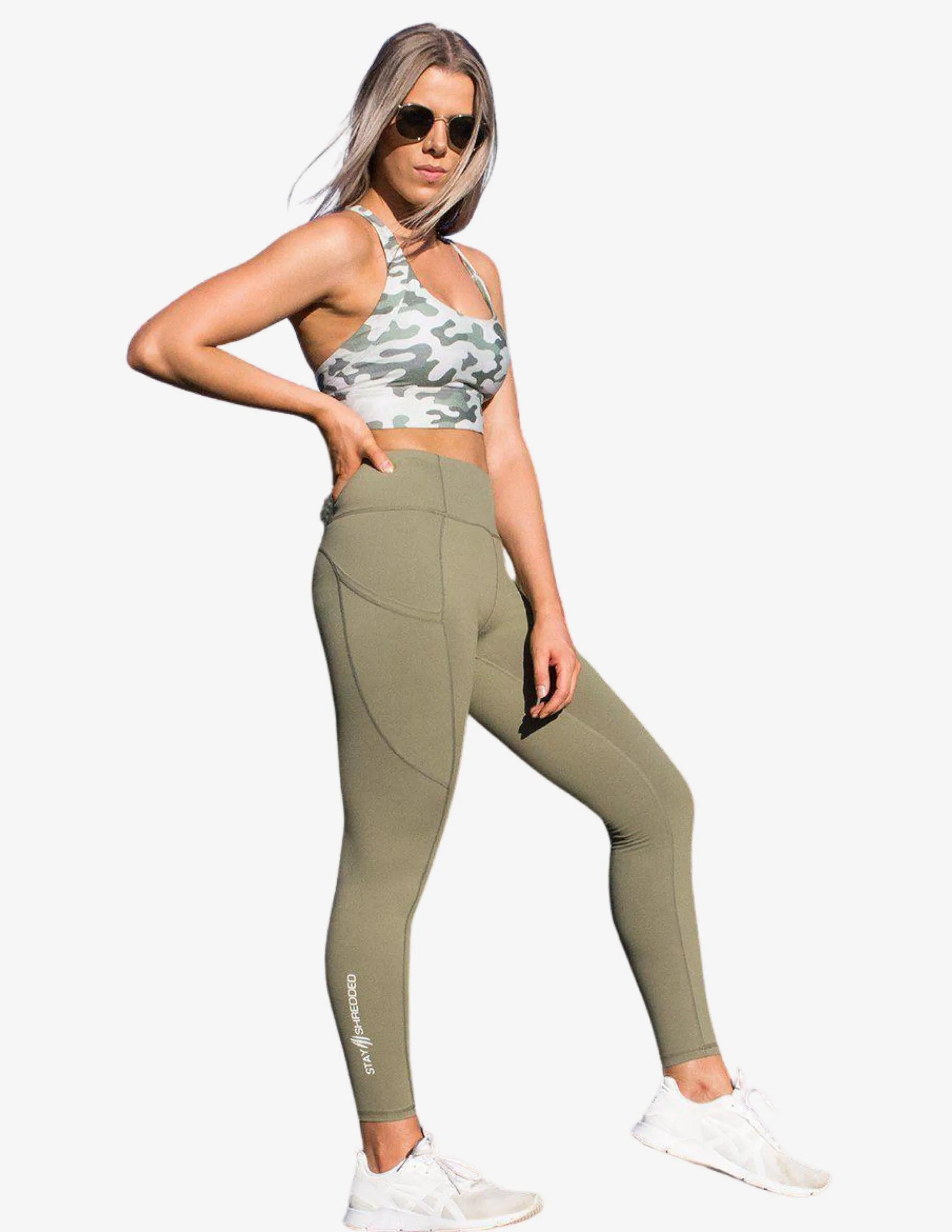 Pocket Legging - Khaki