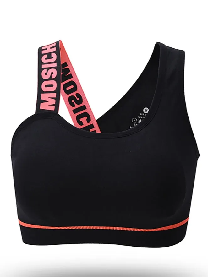 Poftik Cotton Padded Non-Wired Sports Bra for (Gym, Dancing Workout, Running)