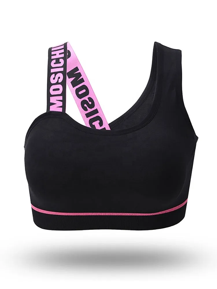 Poftik Cotton Padded Non-Wired Sports Bra for (Gym, Dancing Workout, Running)