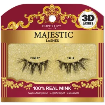 Poppy & Ivy Majestic 3D LASHES 100% REAL MINK Series-07 Talia (M9)