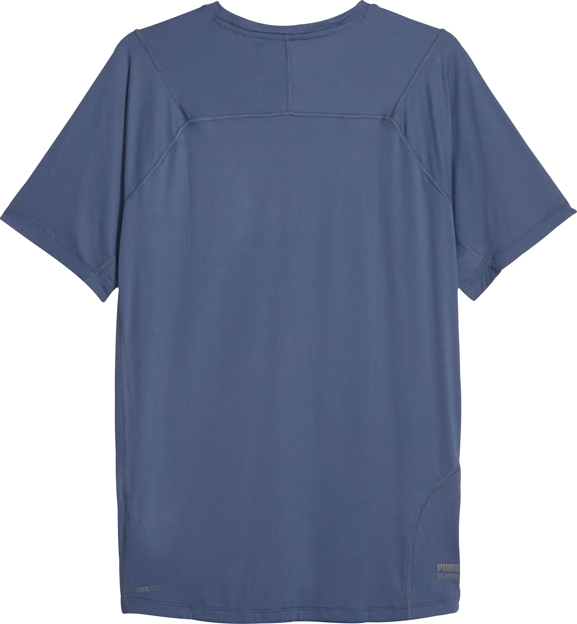 Puma Seasons coolCELL Short Sleeve Mens Running Top - Blue