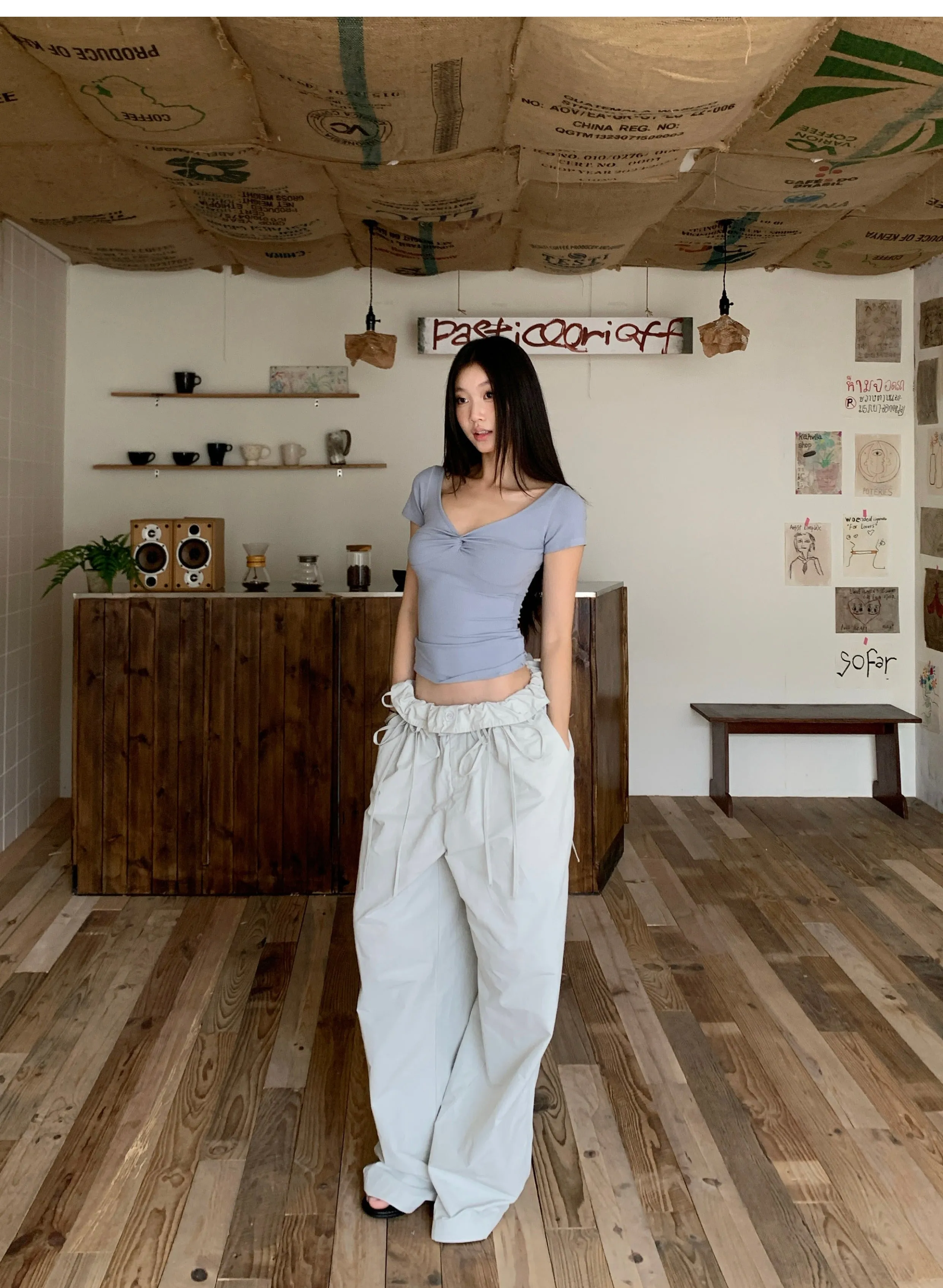 pure slim shoulder tops