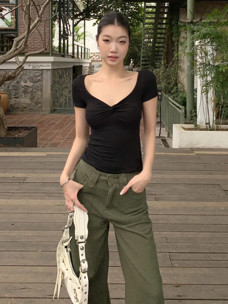 pure slim shoulder tops