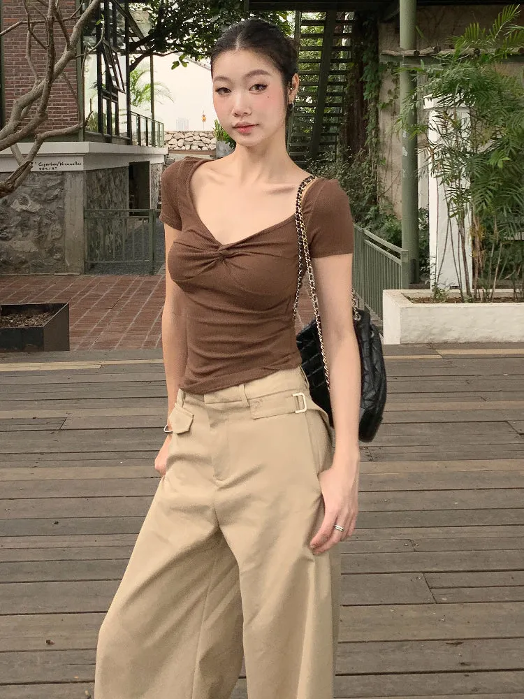 pure slim shoulder tops