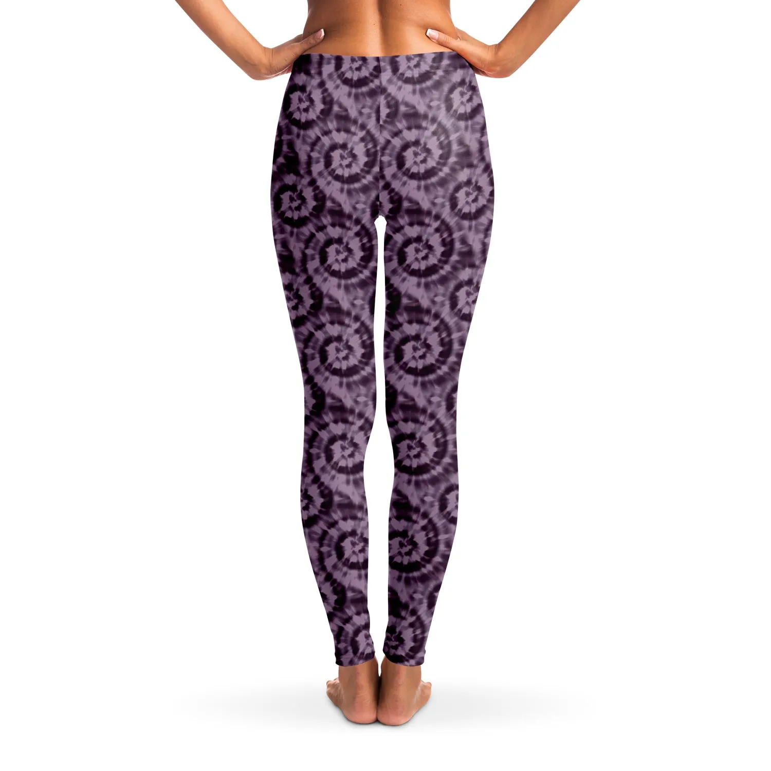 Purple Tie Dye Pattern Leggings XS - XL Squat Proof