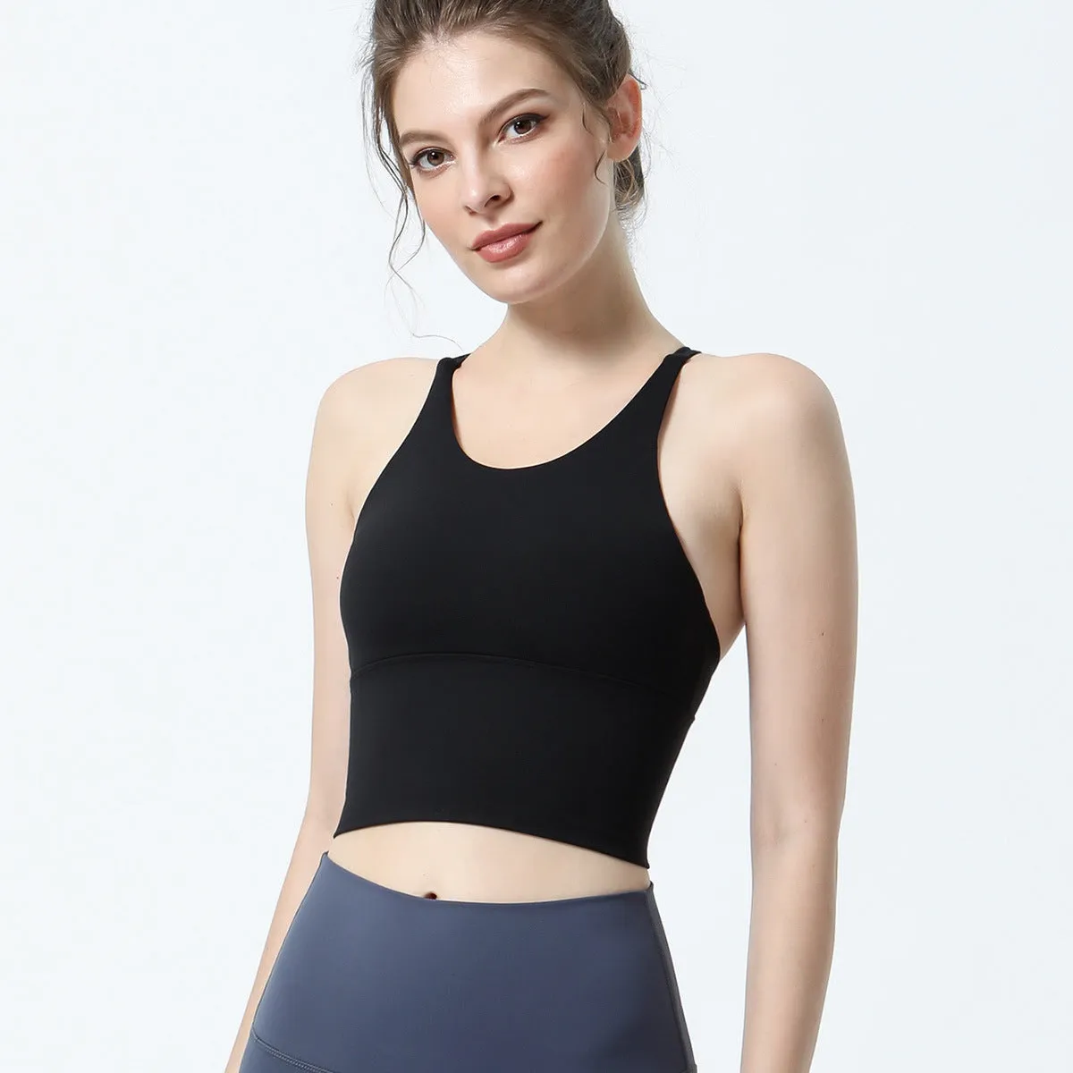 Push Up Fitness Bra with Padding for Active Women
