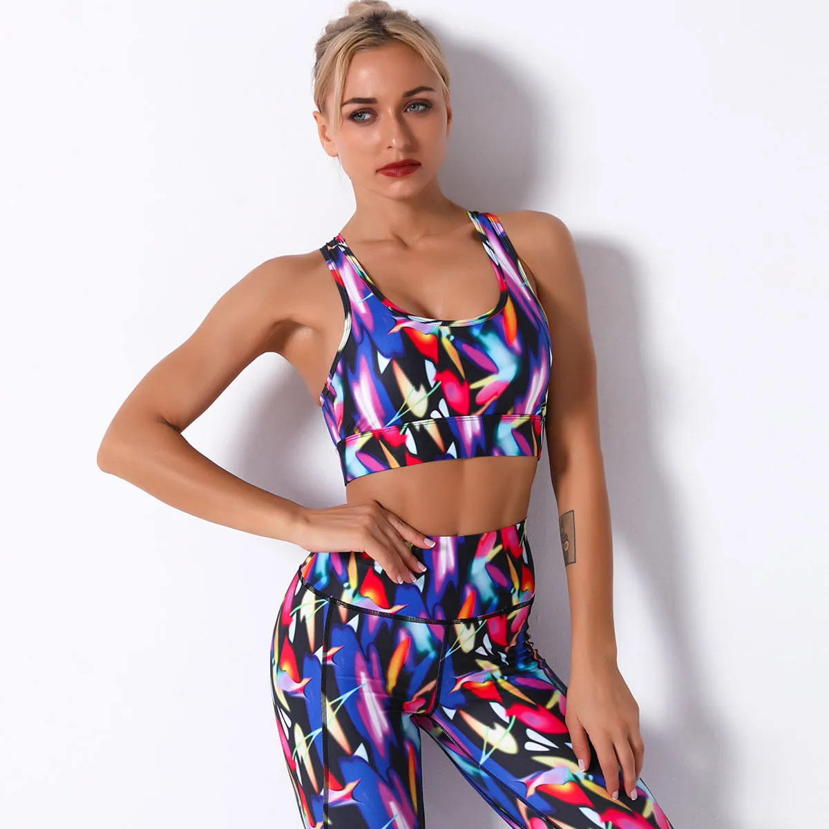 Quick-drying Bra Shockproof Yoga Running Fitness Bra Back trendy