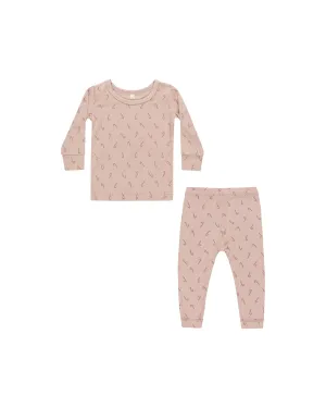 Quincy Mae Bamboo Pajama Set || Candy Cane