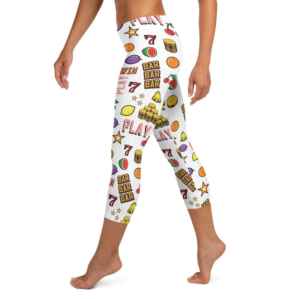 "Casino" Capri Leggings design by Hero.