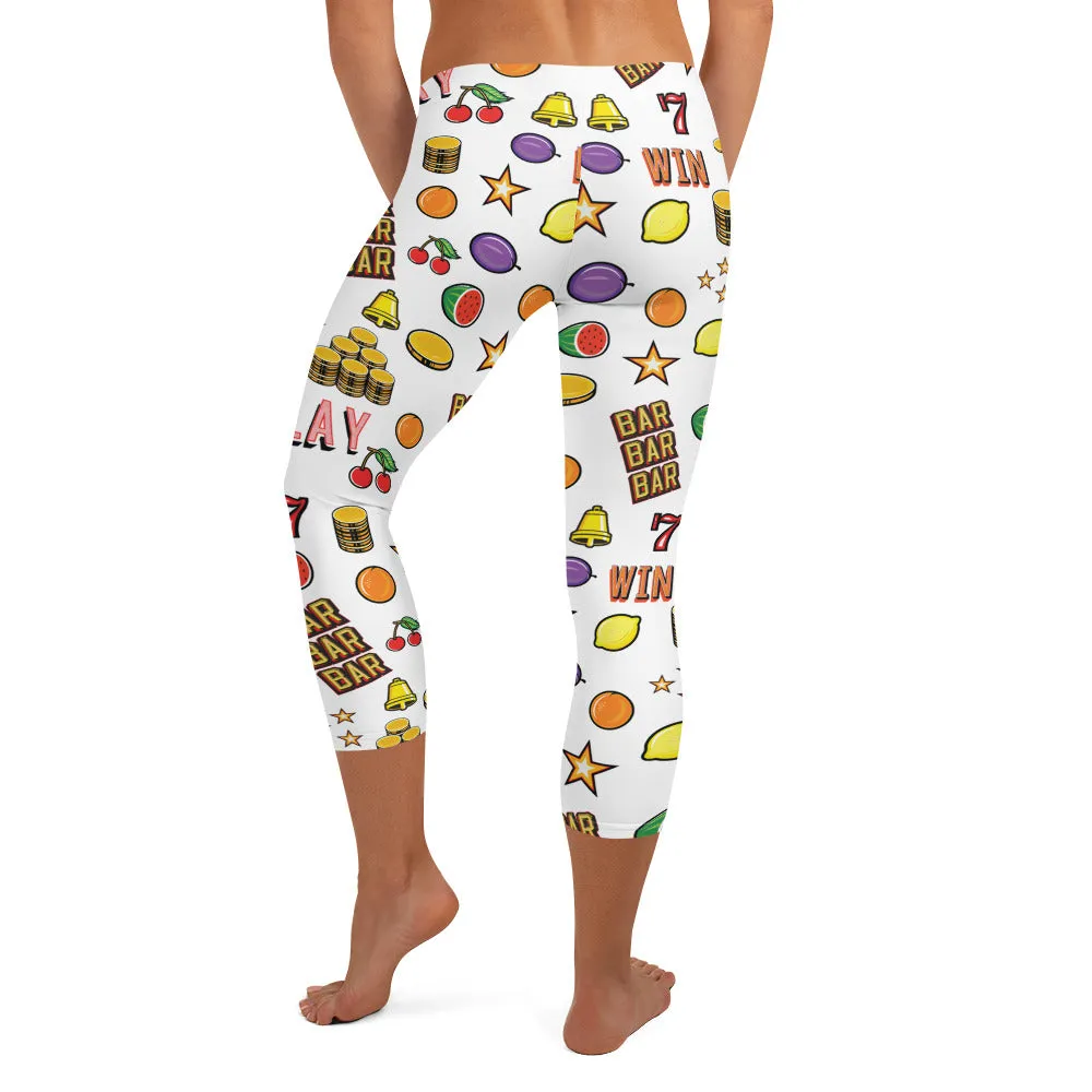 "Casino" Capri Leggings design by Hero.