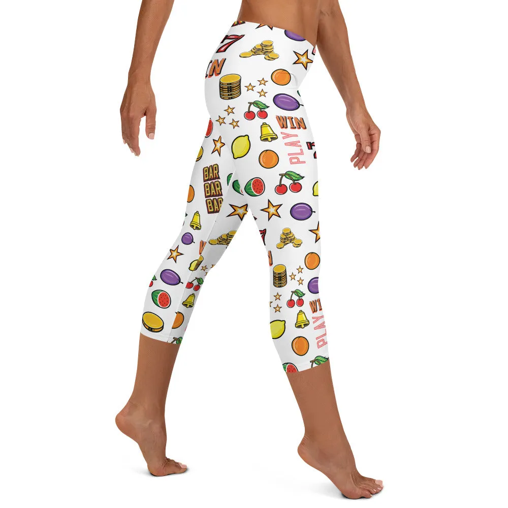 "Casino" Capri Leggings design by Hero.