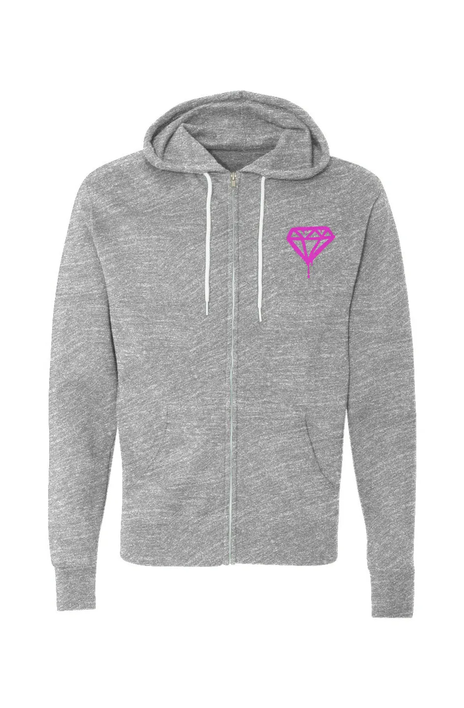"Forged Under Pressure" Lightweight Full-Zip Hoodie