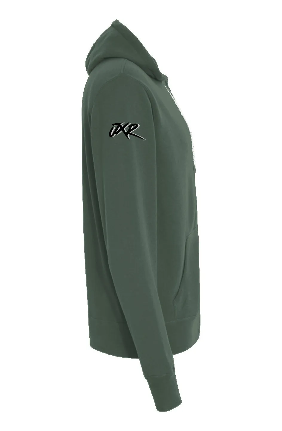 "Forged Under Pressure" Lightweight Full-Zip Hoodie