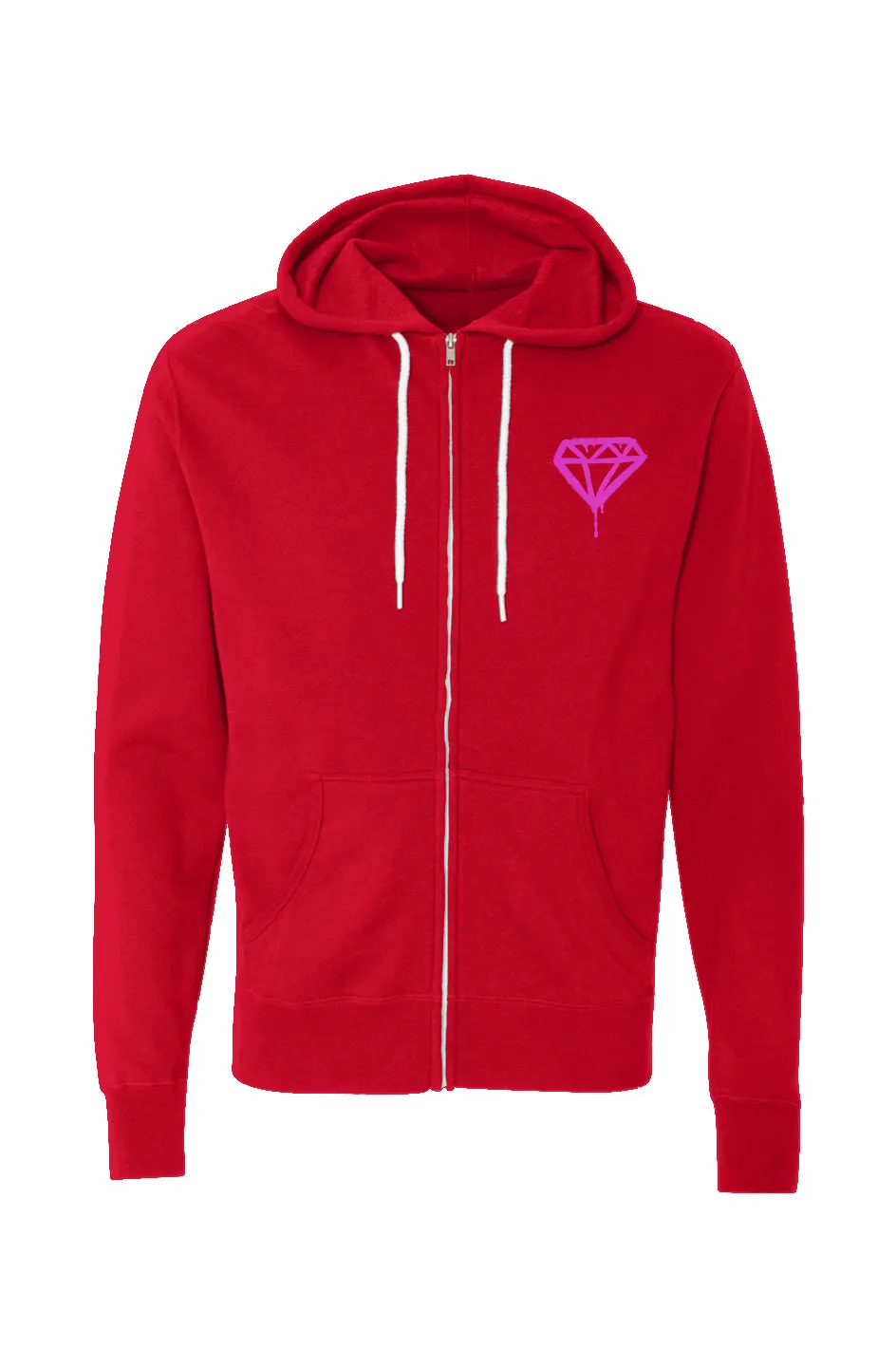 "Forged Under Pressure" Lightweight Full-Zip Hoodie