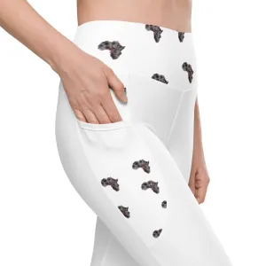 "Motherland Print" Leggings with Pockets