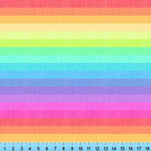Rainbow Stripes Fabric By The Yard