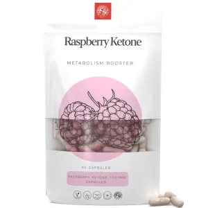 Raspberry Extract Capsule 1000mg (4% Ketones) Vegan