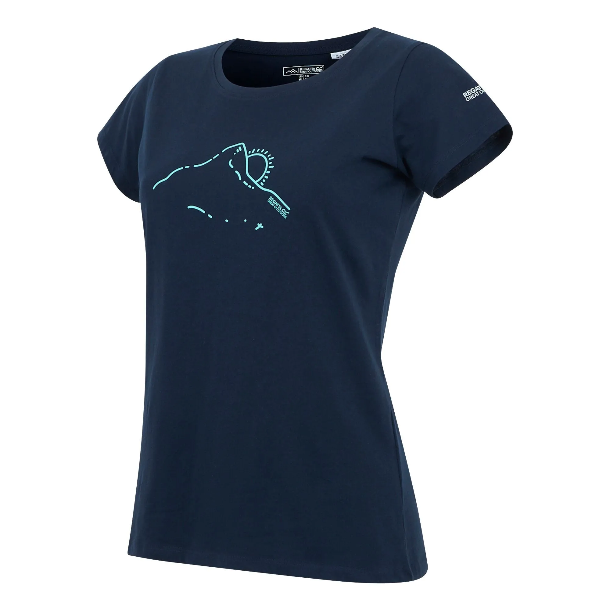 Regatta Breezed V Women's T-Shirt - Navy