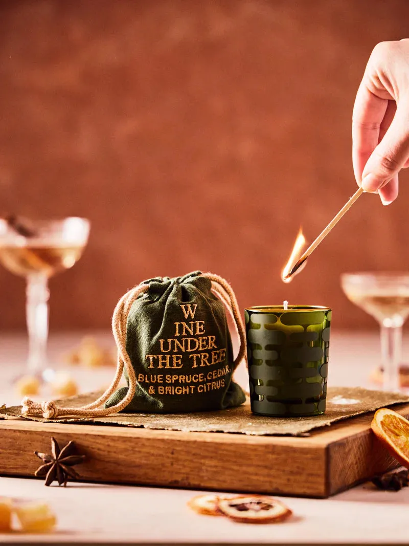 Rewined Holiday Bagged Candle - Wine Under the Tree