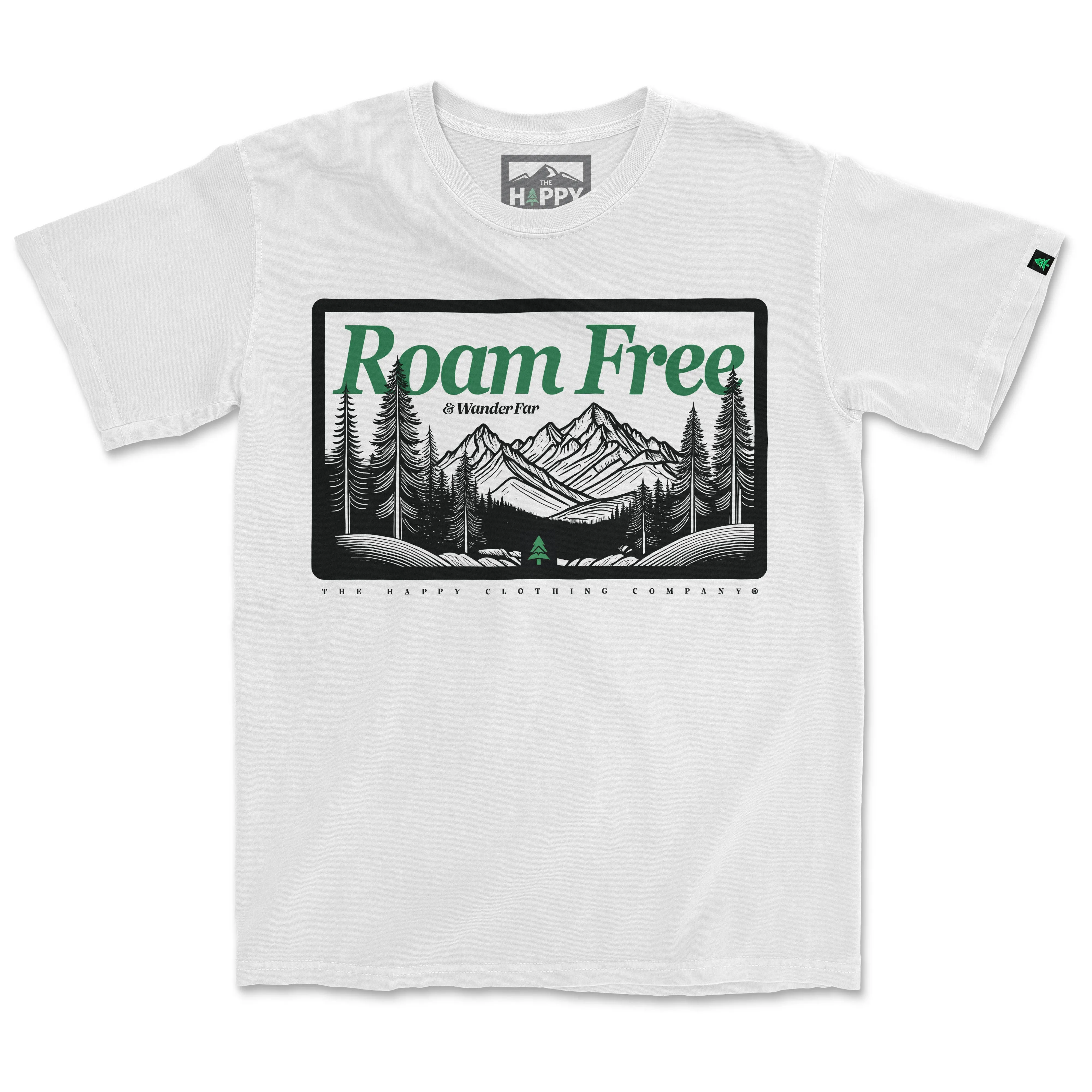 Roam Free & Wander Far Pigment-Dyed Tee