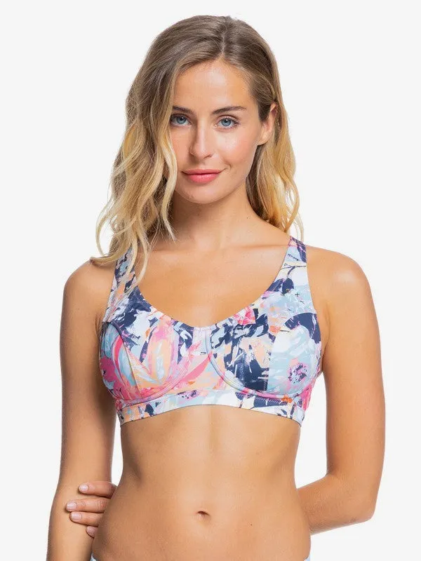 Roxy Womens Fitness D-Cup Bikini Top
