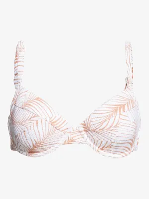Roxy Womens Palm Tree Dreams Underwired D-Cup Bikini Top