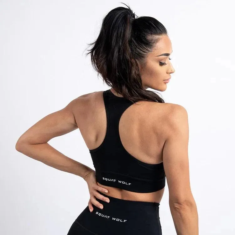 Íþróttatoppur Hera Performance Bra - Svartur