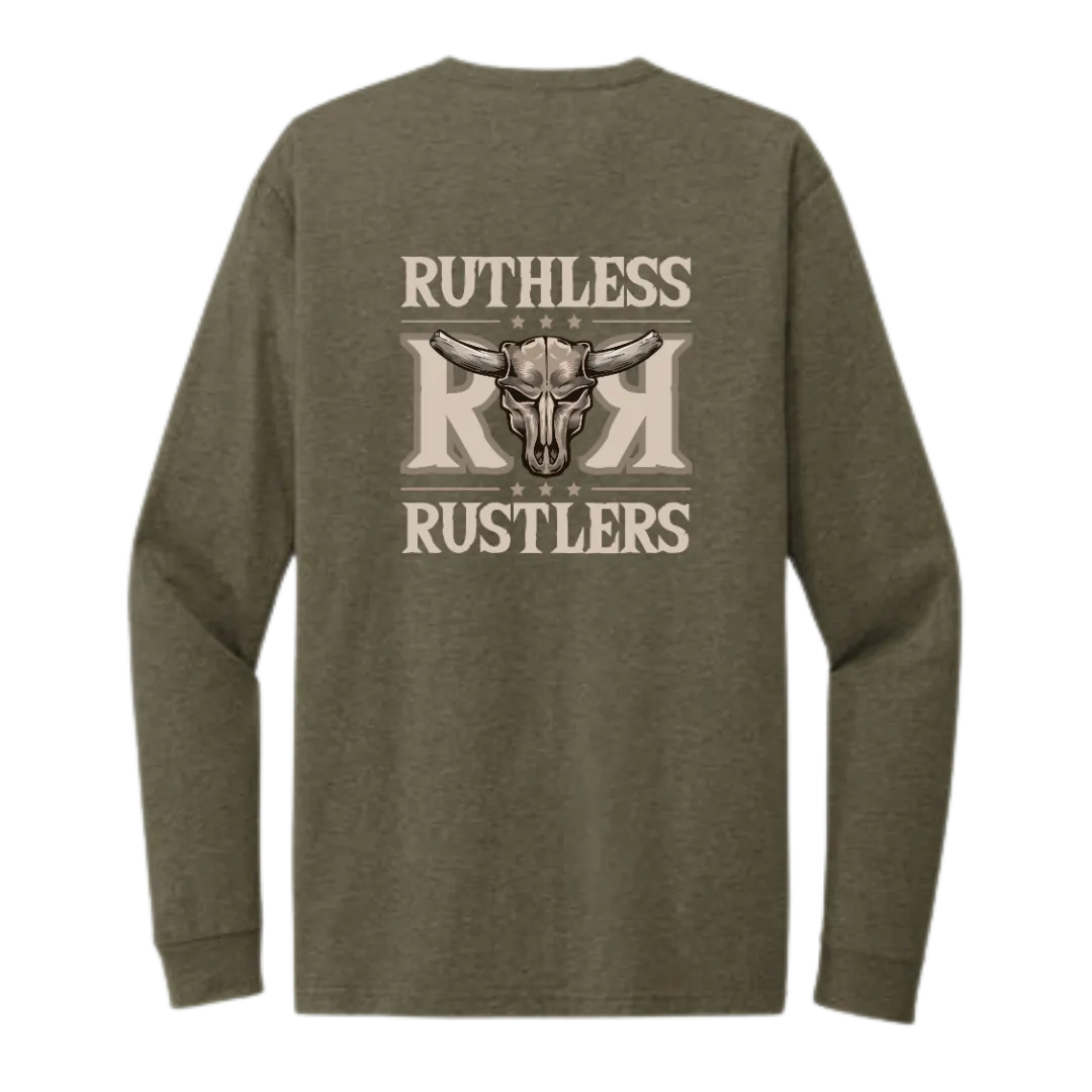Ruthless Rustlers RR Bold Long Sleeve T-Shirt