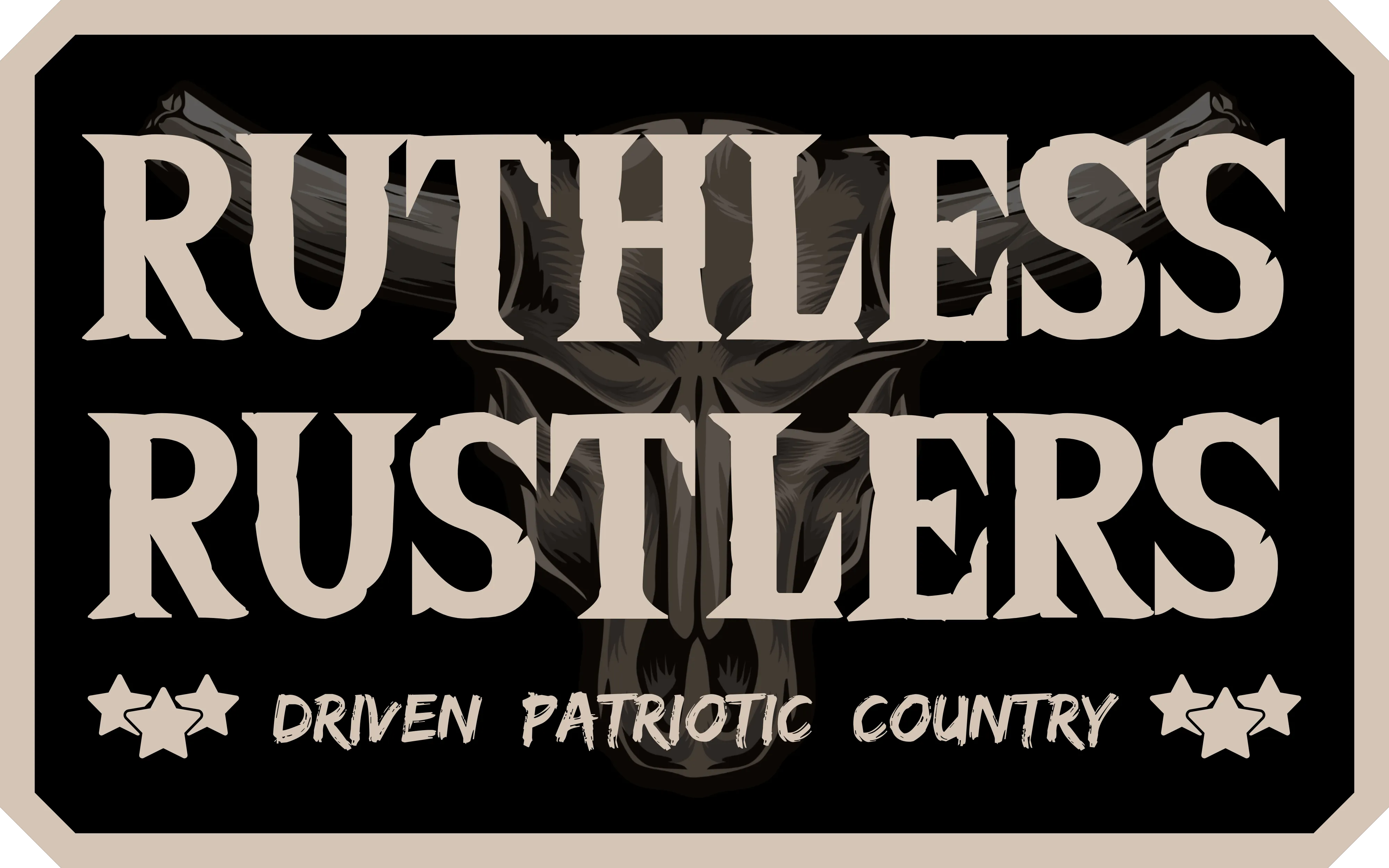 Ruthless Rustlers RR Bold Long Sleeve T-Shirt