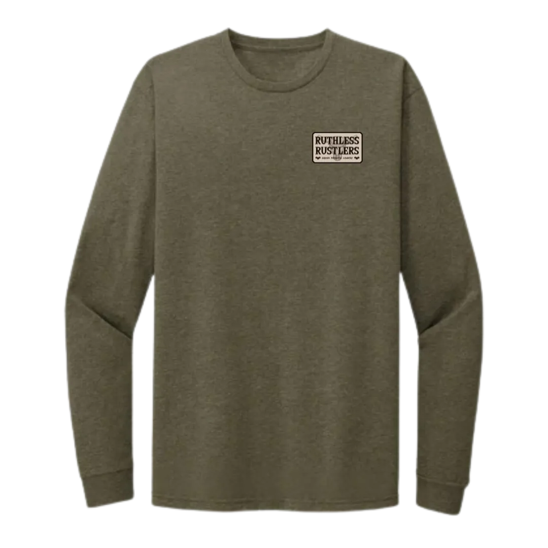 Ruthless Rustlers RR Bold Long Sleeve T-Shirt