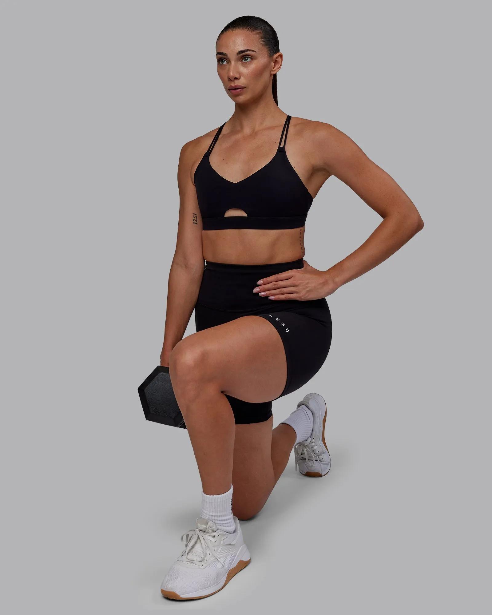 RXD High Waist Mid Short Tights - Black