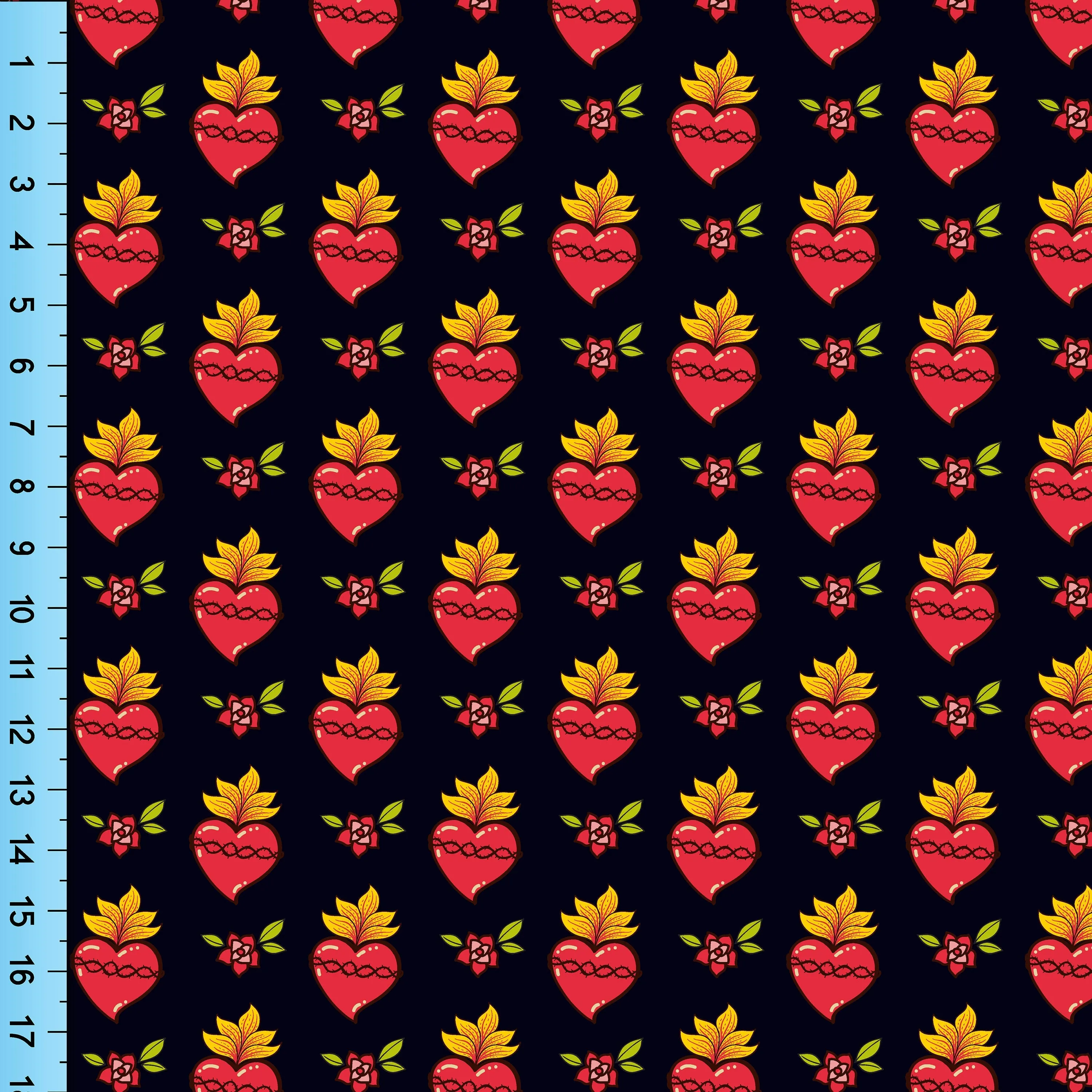 Sacred Heart Fabric By the Yard