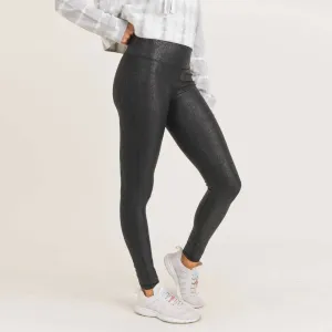 Sally's Crackle Glaze Foil Leggings