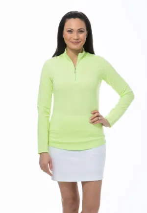 SanSoleil 900602 SolTek Ice Zip Mock. Lime | SPF 50