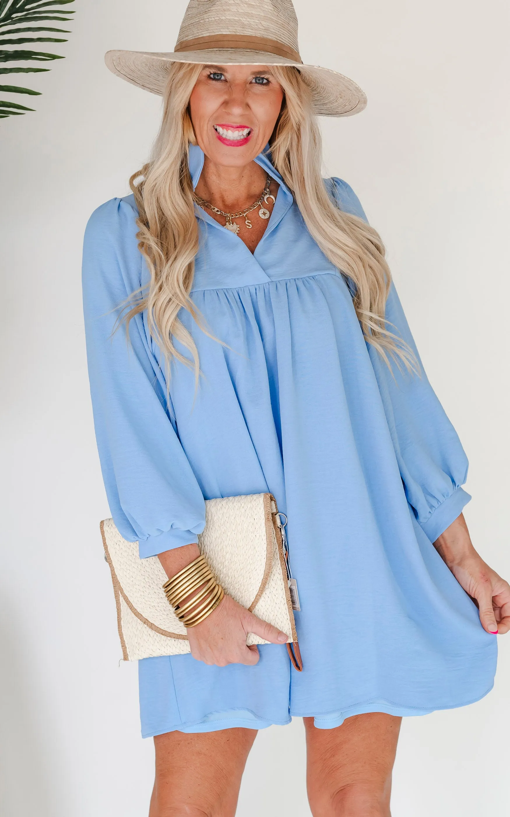 Savannah Dress | Chambray by Adrienne - Final Sale