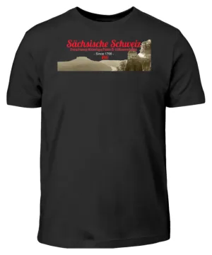 Sächsiche Schweiz - Festung Königstein  - Kinder T-Shirt