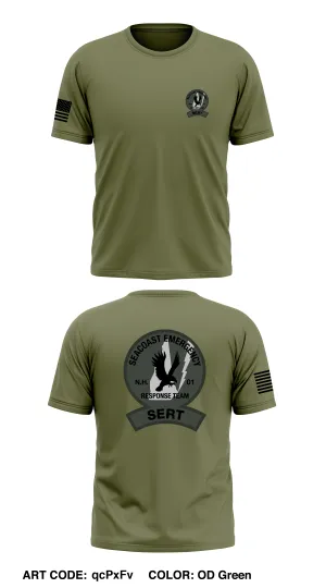 Seacoast Emergency Response Team (SERT) Store 1 Core Men's SS Performance Tee - qcPxFv