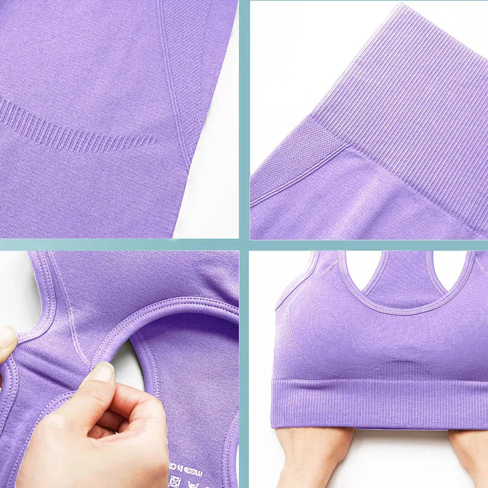 Seamless Gradient Yoga Set for Women - Fitness Sports Suit