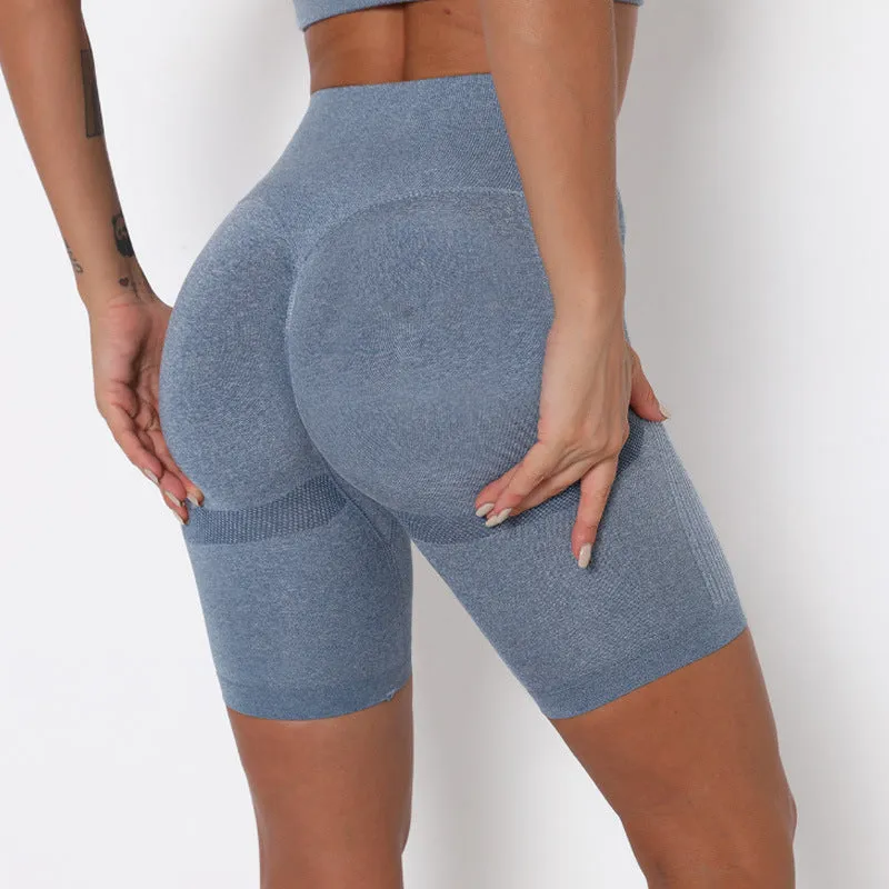 Seamless Multicolor Knitted Yoga Leggings