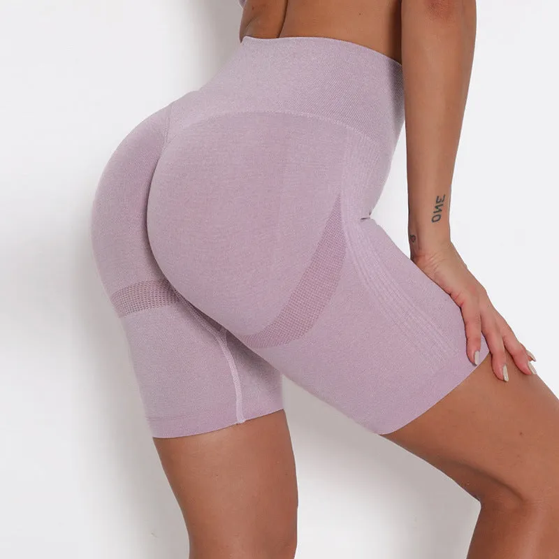 Seamless Multicolor Knitted Yoga Leggings