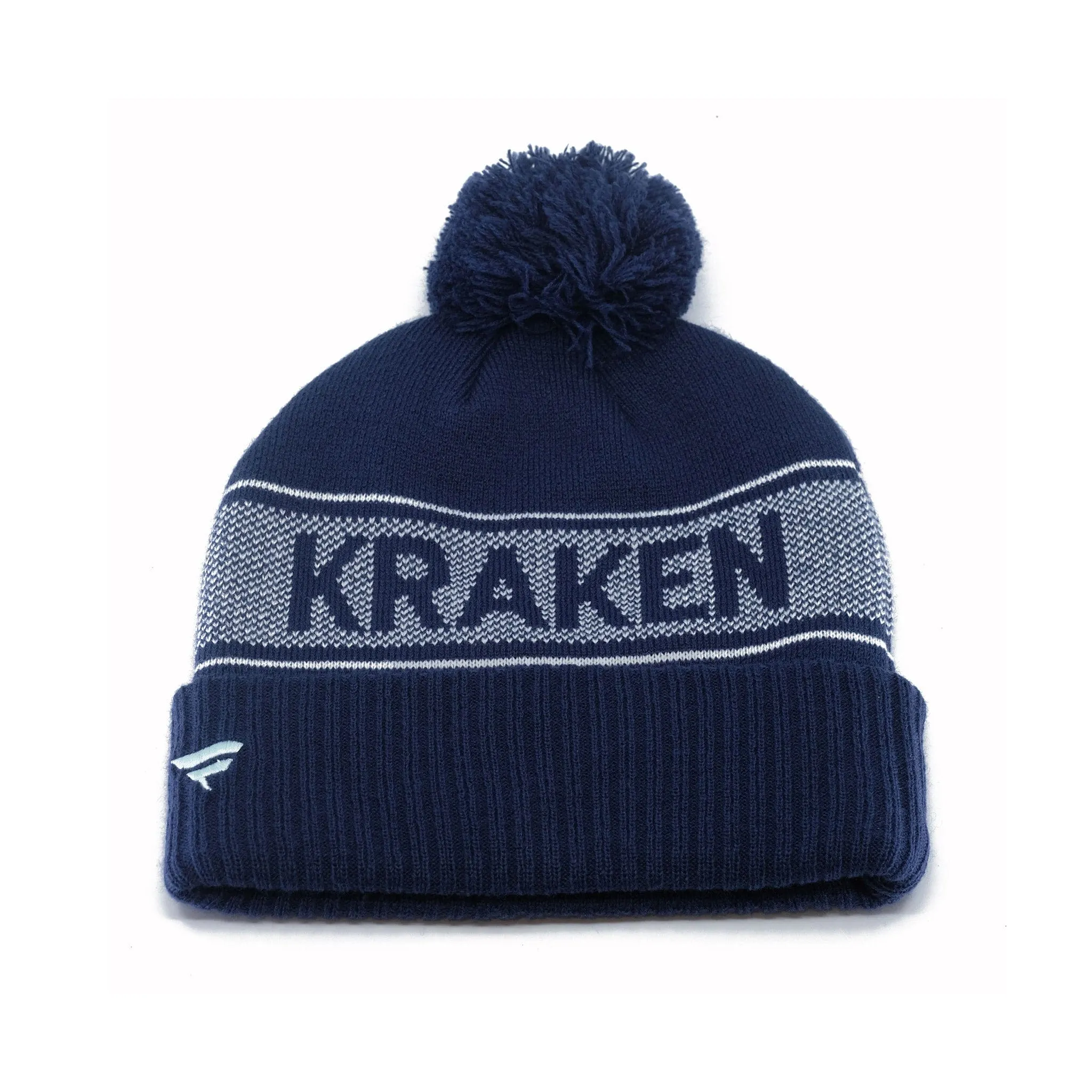 Seattle Kraken Fanatics NHL Iconic Cuffed Pom Toque