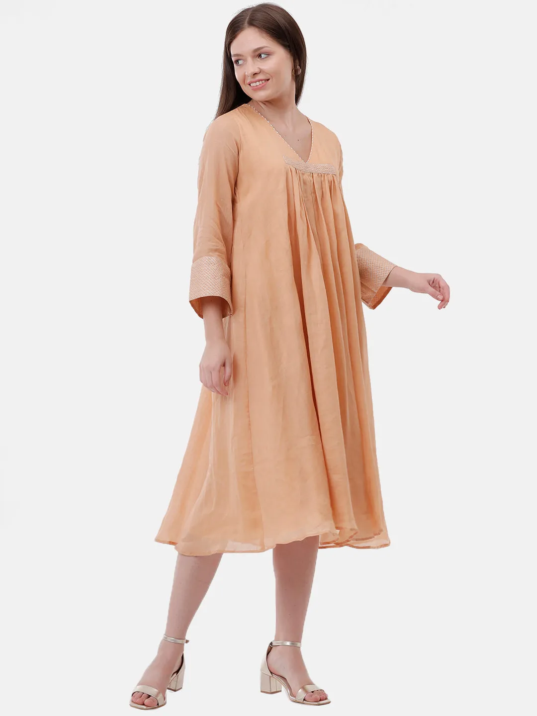 Semi Ethnic Wear Dress